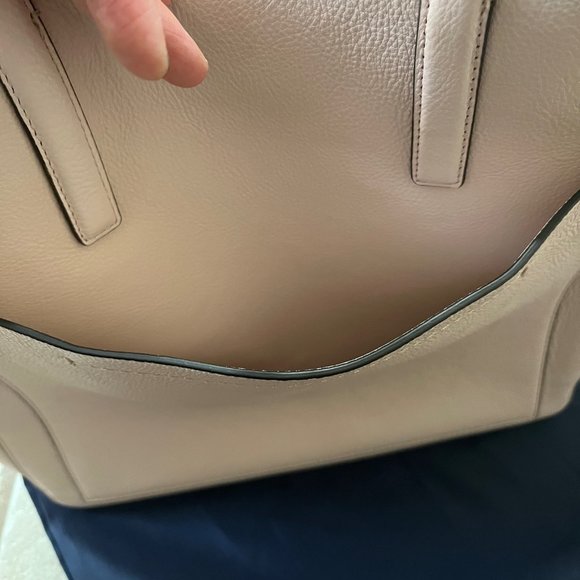 Cole Haan – Natalie Collection Leather Tote PEACH BLUSH - Picture 7 of 8